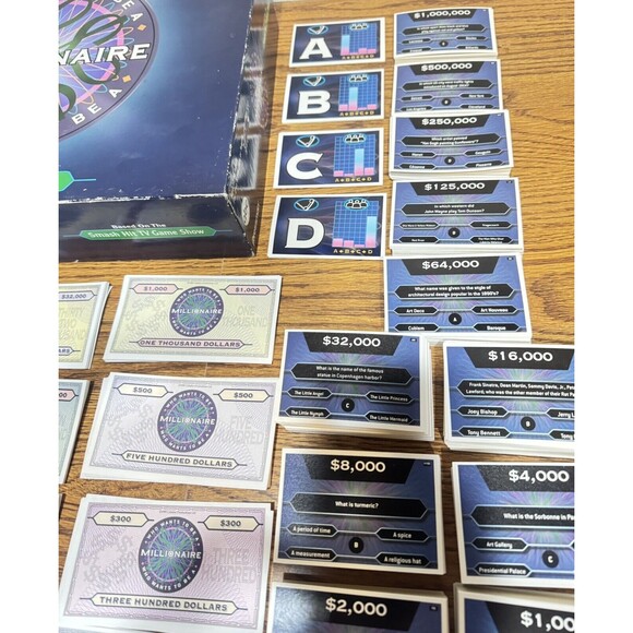 Who Wants To Be A Millionaire Trivia Family Board Game Good Conditions - Picture 9 of 13